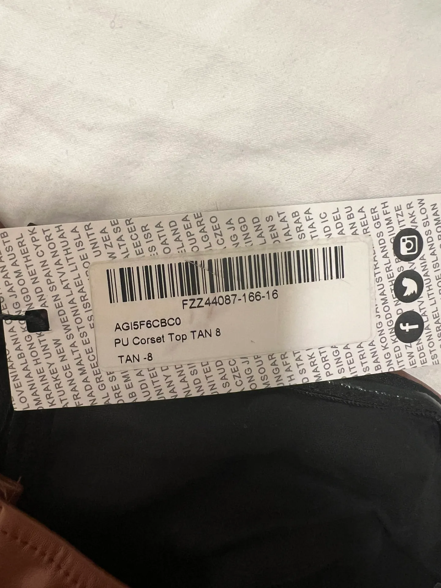 Brown Leather Corset Top - Image 3