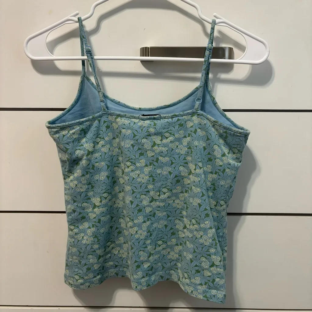 GAP Y2K Early 2000’s Sparkly Floral Tank - Image 3