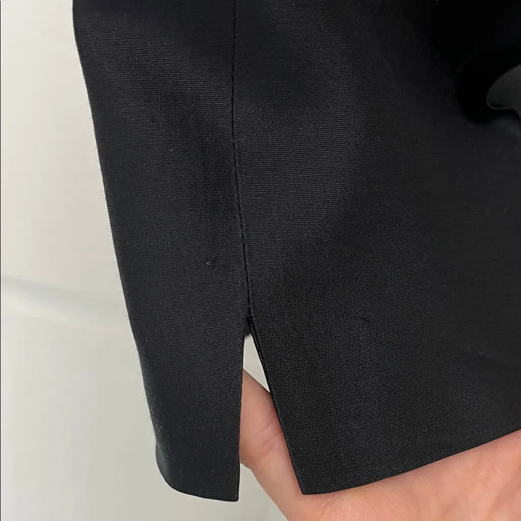 NWOT Vintage Talbots Black 100% Pure Silk Taper Leg Trouser Pants - Size 6 - Image 12