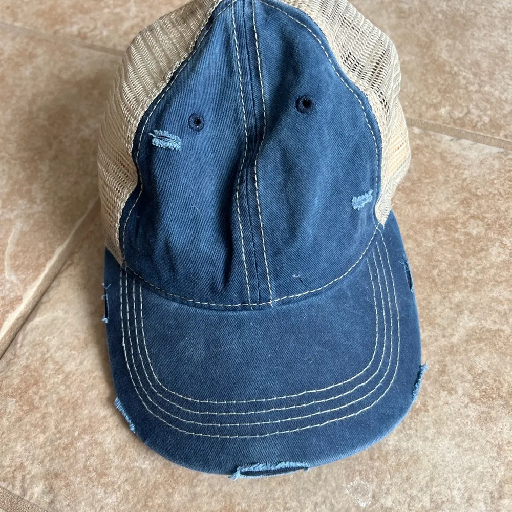 CC Women’s Everyday Distressed Summer Trucker-Style Baseball Cap - Image 3