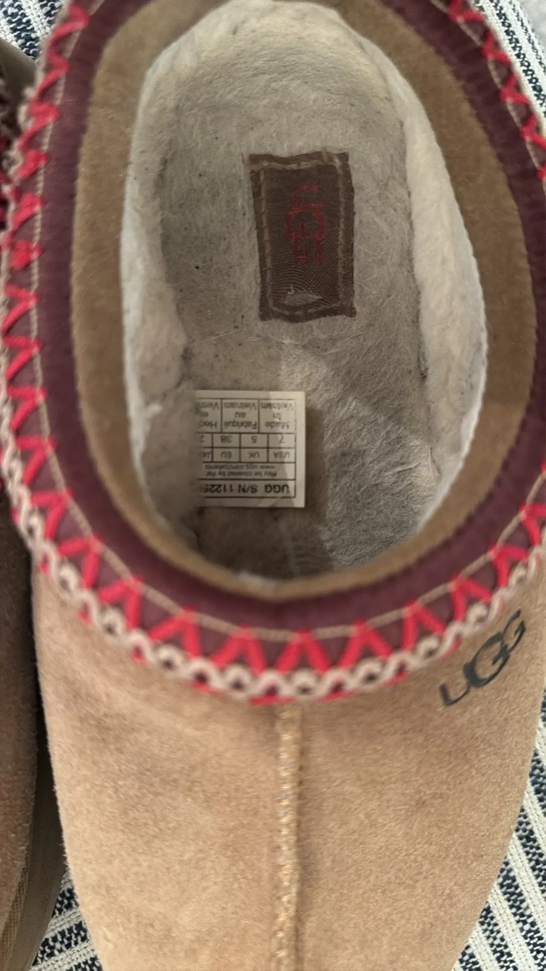 UGG  Tazz Slippers Platform Women’s Chestnut 7 - Image 2