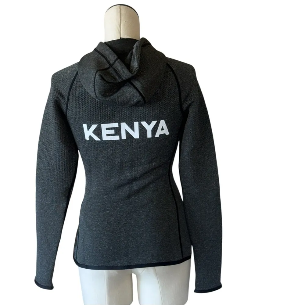 Nike Tech Fleece KENYA Hoodie Jacket Dark Gray Women’s Size XS  CT4116-001 - Image 5