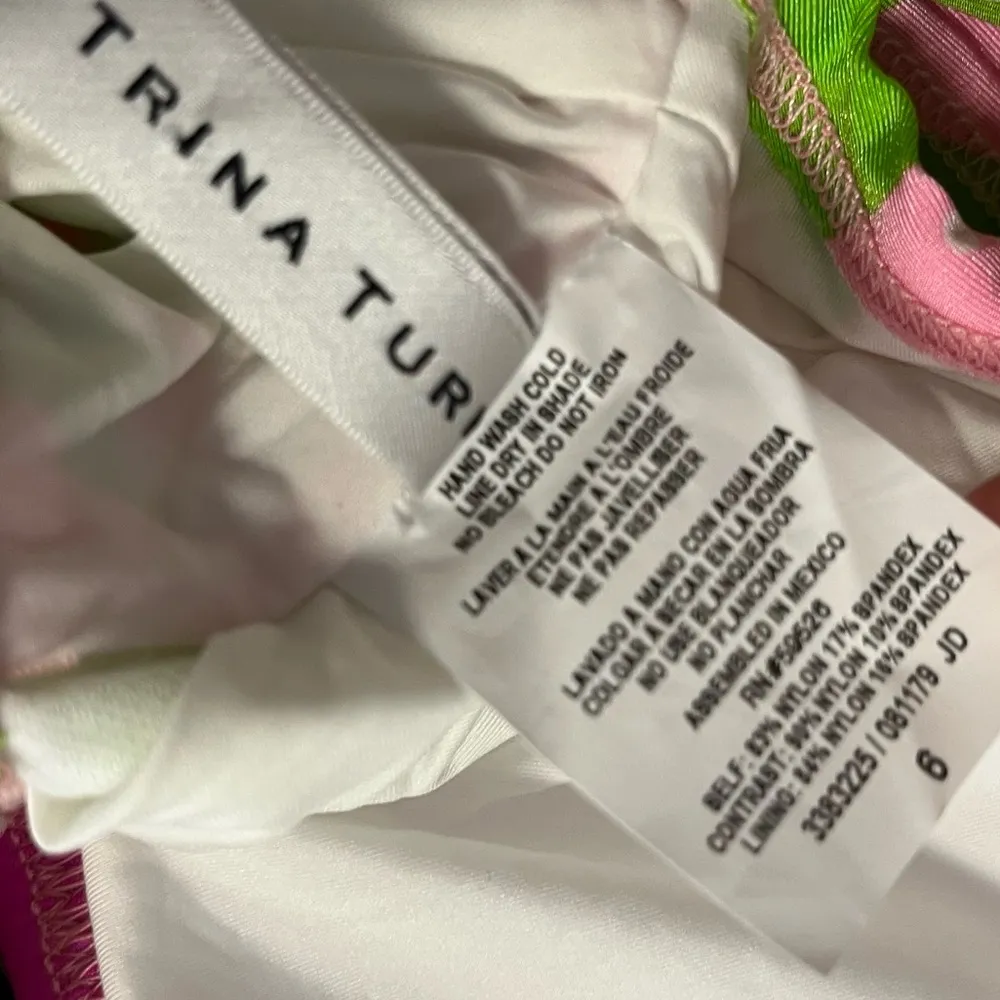 Trina Turk La Palma Off The Shoulder Top Sz 6 NWT Multicolored TOP ONLY - Image 14