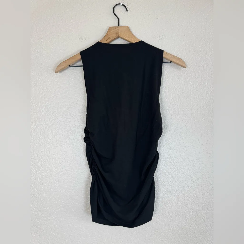 Reformation Greyson Knit Sleeveless Top in Black size Medium $68 - Image 7