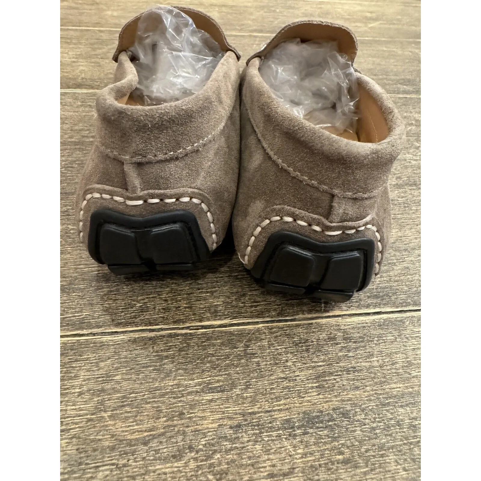 Cordani Parma‎ Driver Loafer Size 7 Suede Embroidered Preppy Quiet Luxury Brown - Image 5