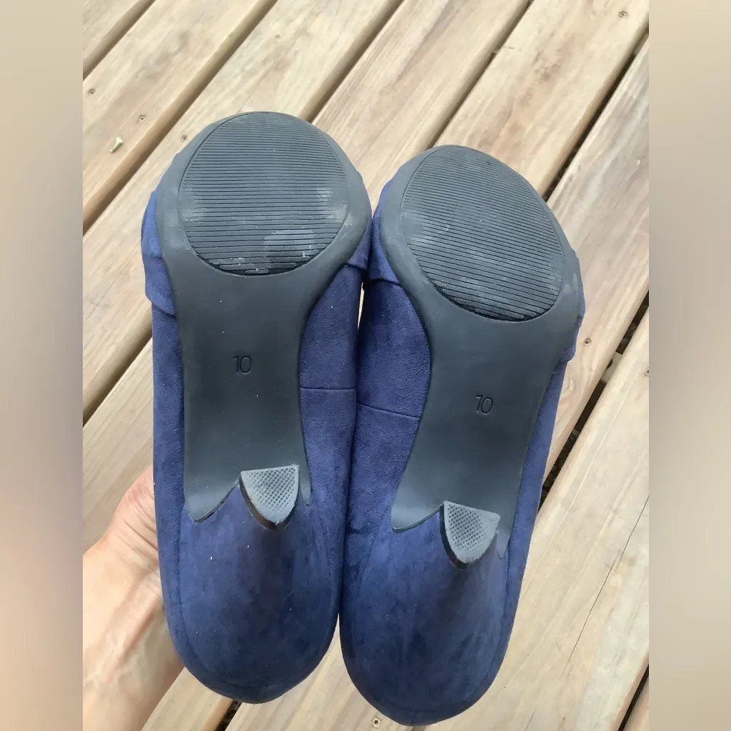Women’s pumps on medium heel💙💙💙 Blue Size 10 - Image 6