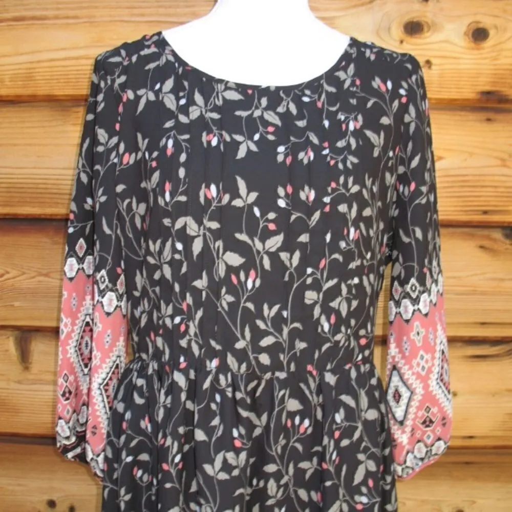 NWT Black Red Floral Stitch Fix Dress - Image 3