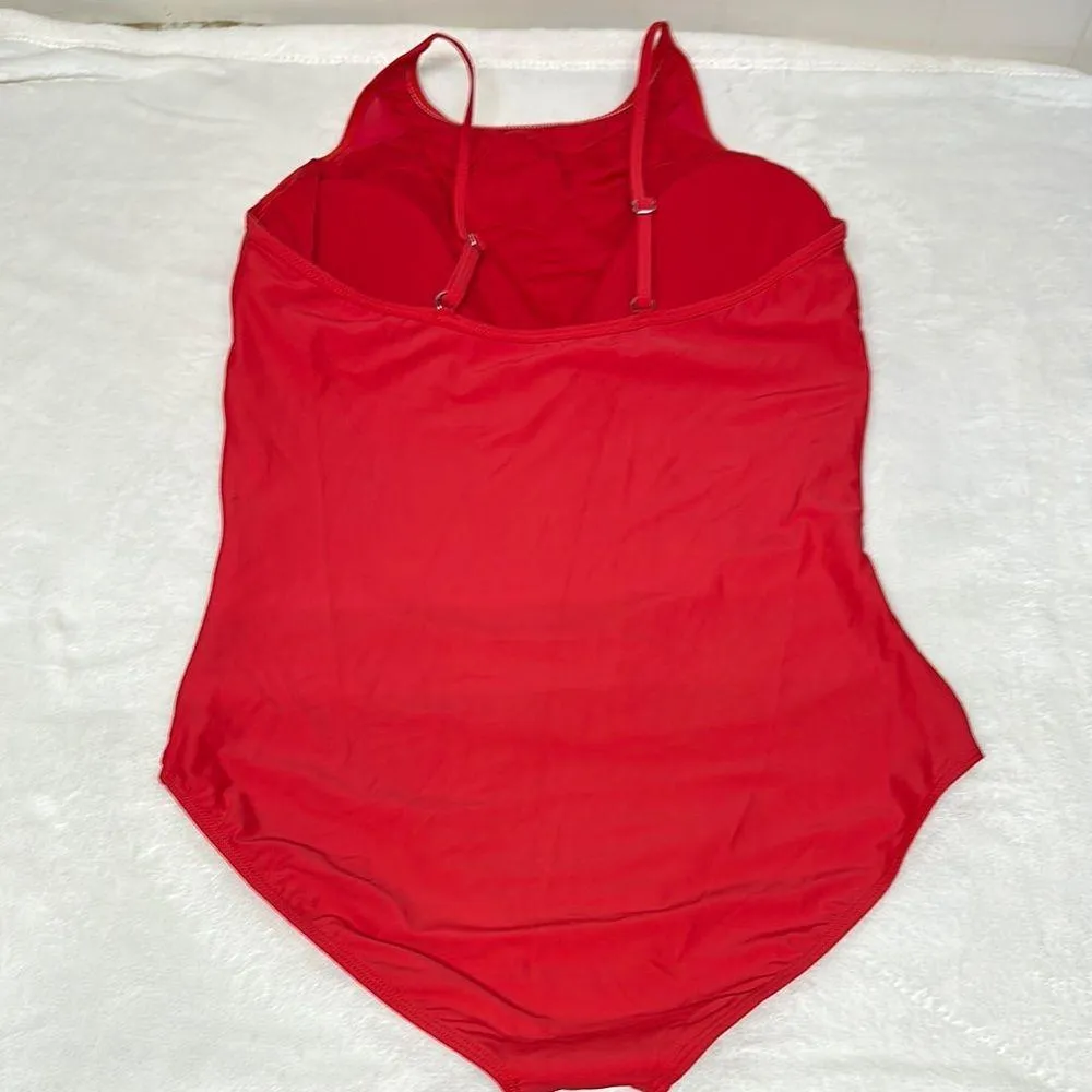 Bold Red Halter Neck One - Image 5