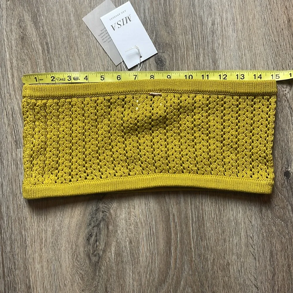 MISA Los Angeles Knit Bandeau Top - Image 15