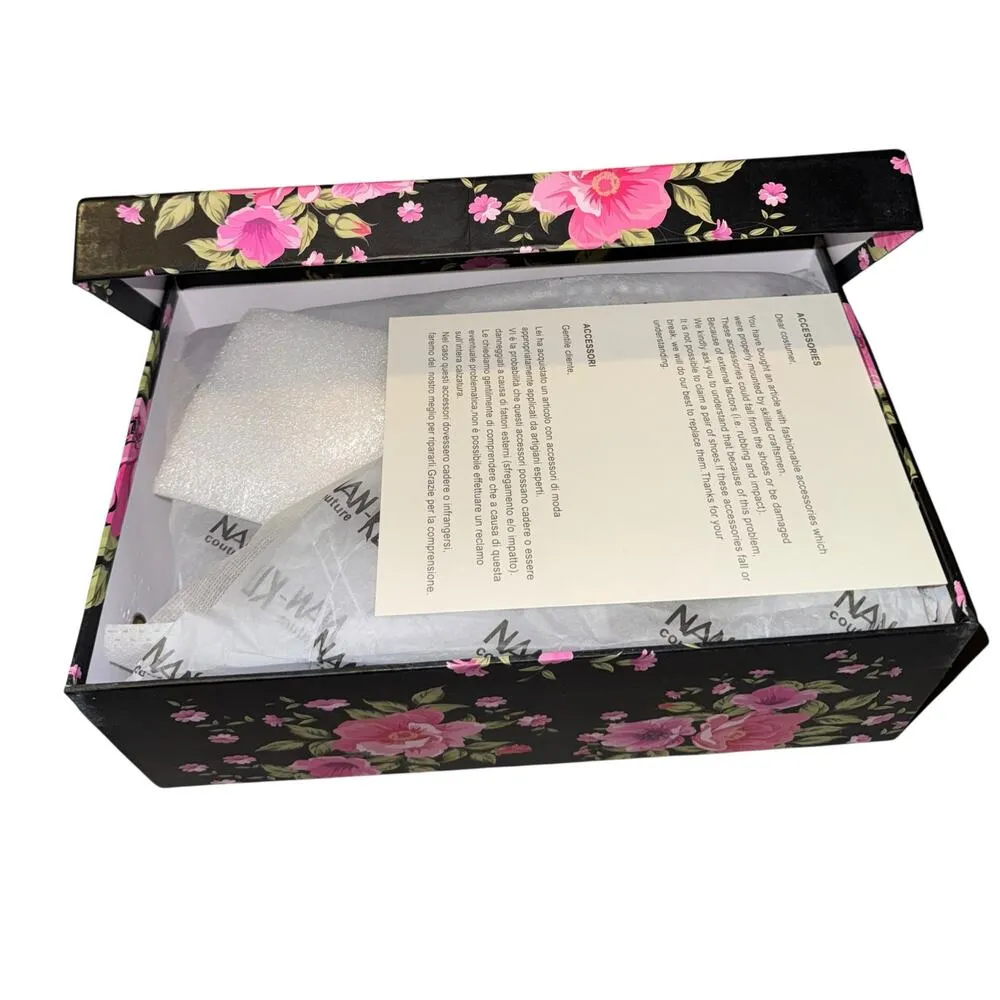 Free People Nan-Ku Couture Cruise Studded High Top Sneaker 38/ 7.5 Mellow Mauve - Image 10