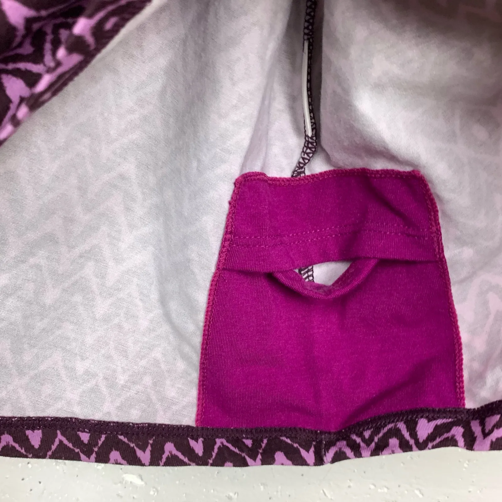 Prana Womens Cora Ikat Tank Dress Violet Sol Purple Built In Bra A-Line Size XS - Image 11