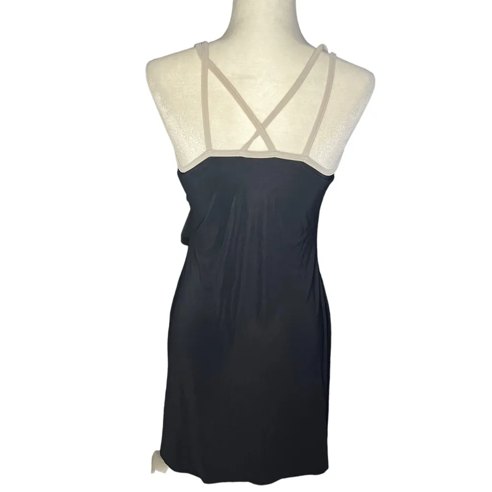 Vintage 90’s Y2K Black Mini Dress Tennis Athleisure - Image 2