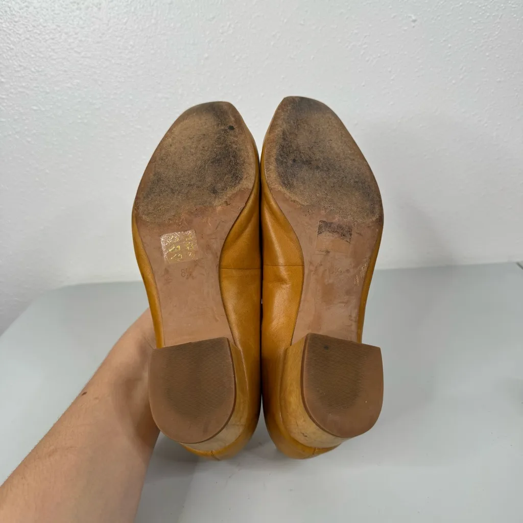 Madewell Brown Leather Pumps Size 8.5 - Image 6