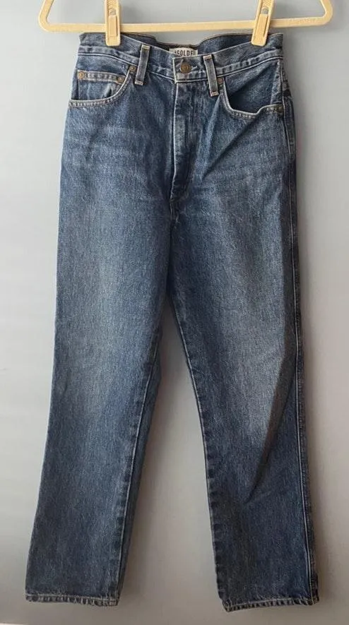 AGOLDE Revolve  High Right Straight Jeans - Image 2