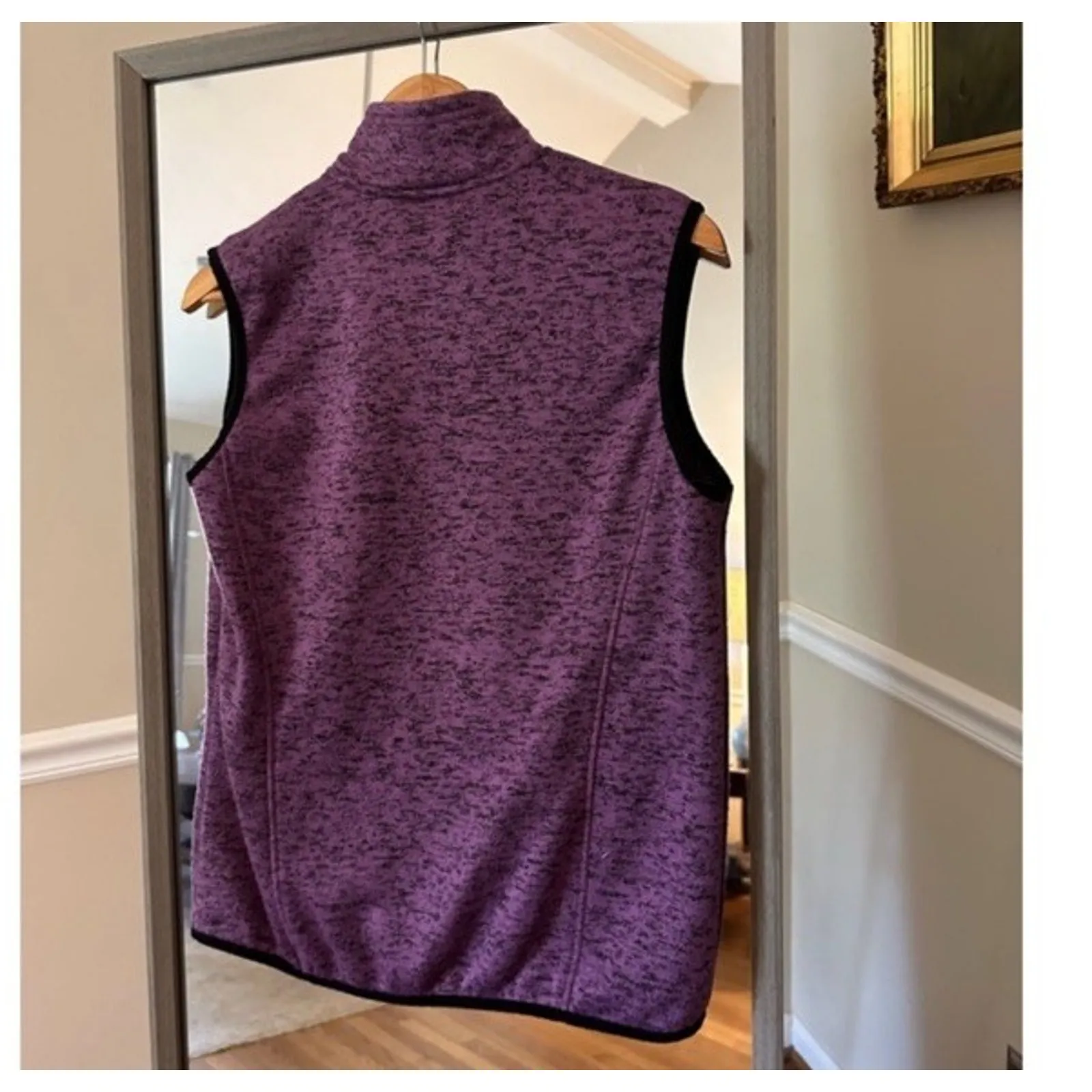 Guides Choice Alaskan Gear Women’s Fleece Vest Purple Full Zip Outdoor Warm Size M - Image 5