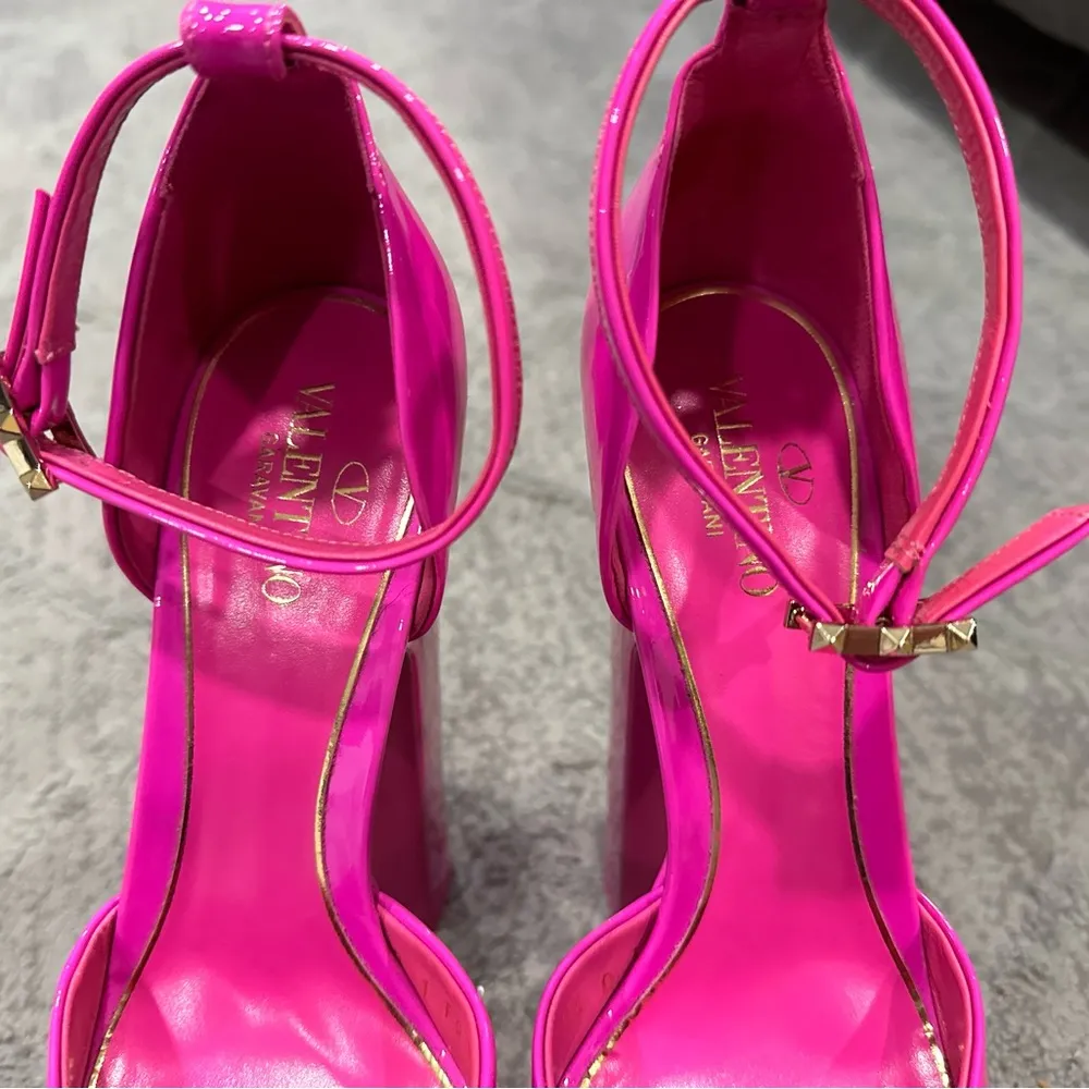 Valentino Garavani Pink Discobox Heels Platform 38 - Image 3