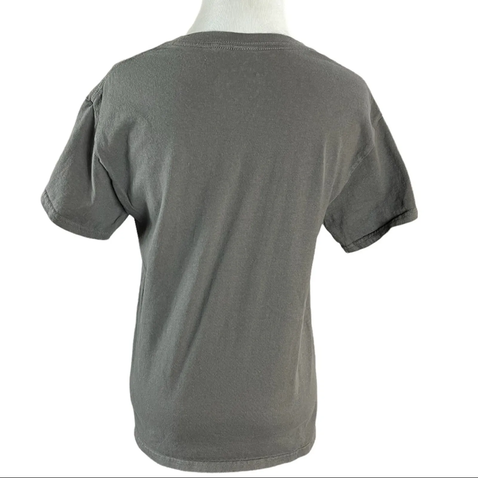 AC/DC BAND TEE T-SHIRT GREY Highway to Hell Long Beach Arena Sept 10 8PM 1979 - Image 3