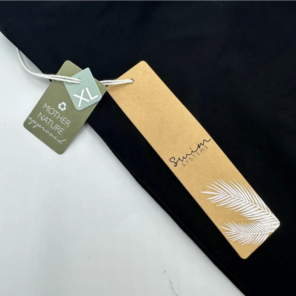 NEW Swim Systems Black French High Cut Bikini Bottoms size XL - Image 3