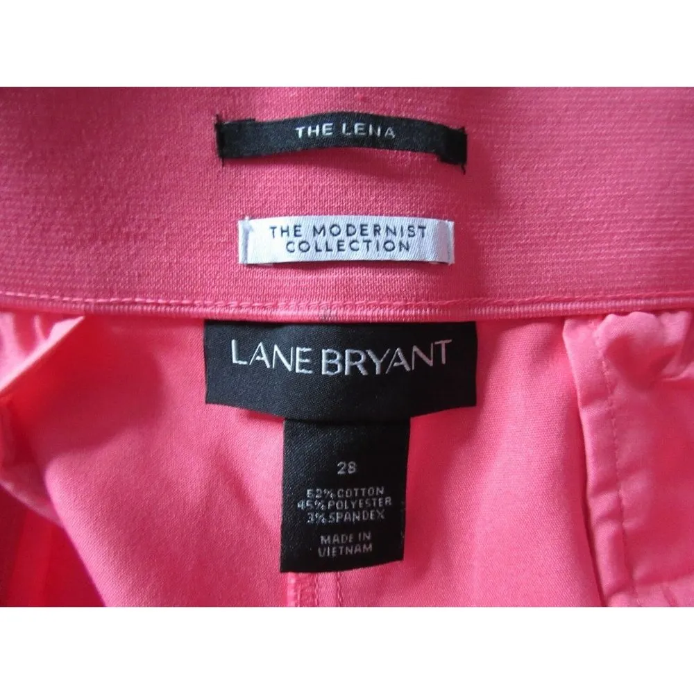 NWT Lane Bryant The Modernist LENA in Cabo Coral Stretch Ankle Trouser Pant 28 - Image 5
