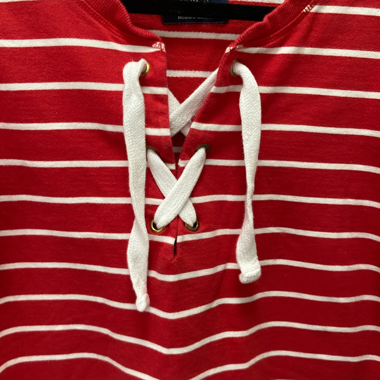 USPA Lace Up Nautical Tee - Image 3