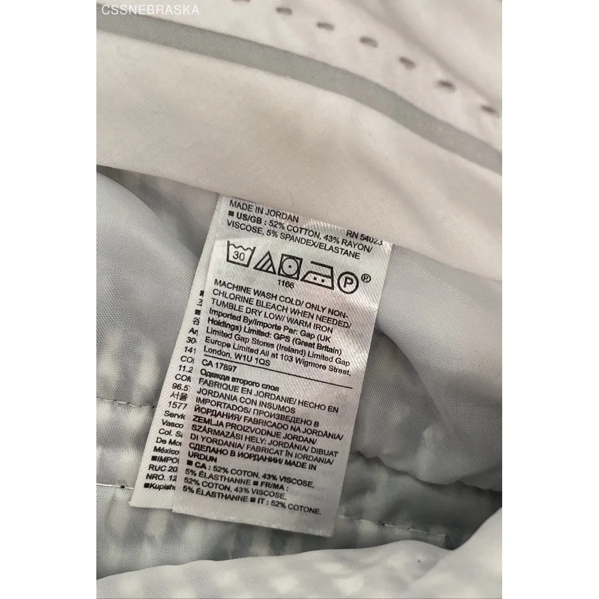 Banana Republic Black/White‎ Pants Womens 6S Black White Gingham Plaid Sloan - Image 6