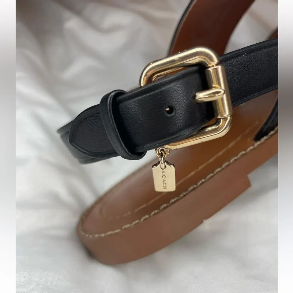 Coach black sandals - Image 2