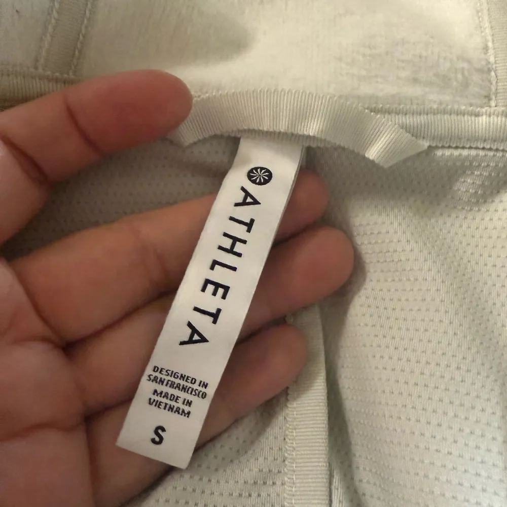 Athleta Cozy Karma Long Plush Sweatshirt Jacket heathered Gray $148 Small - Image 5