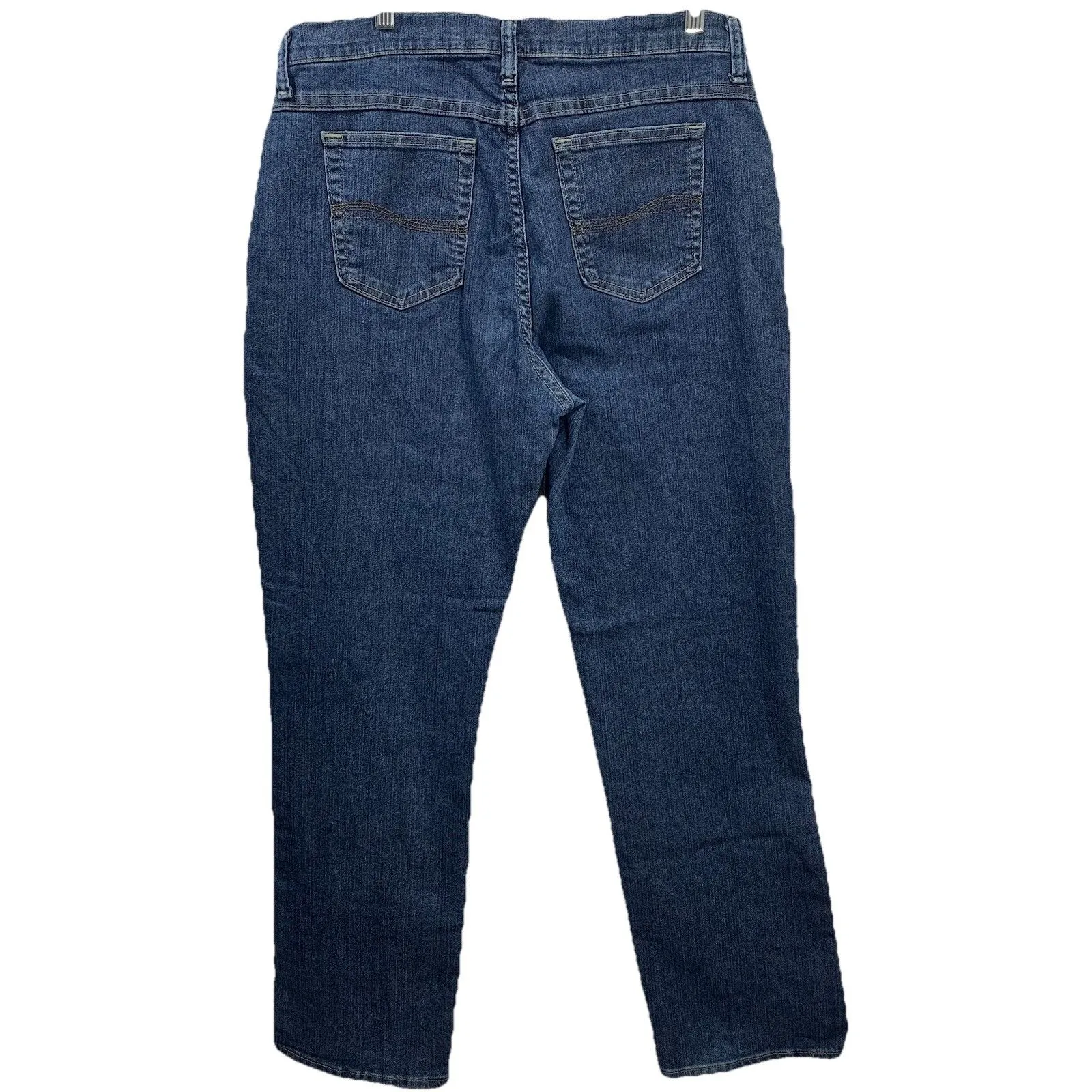 Riders By Lee Women's Size 16M Blue Relaxed Straight Leg Denim Jeans - Image 5