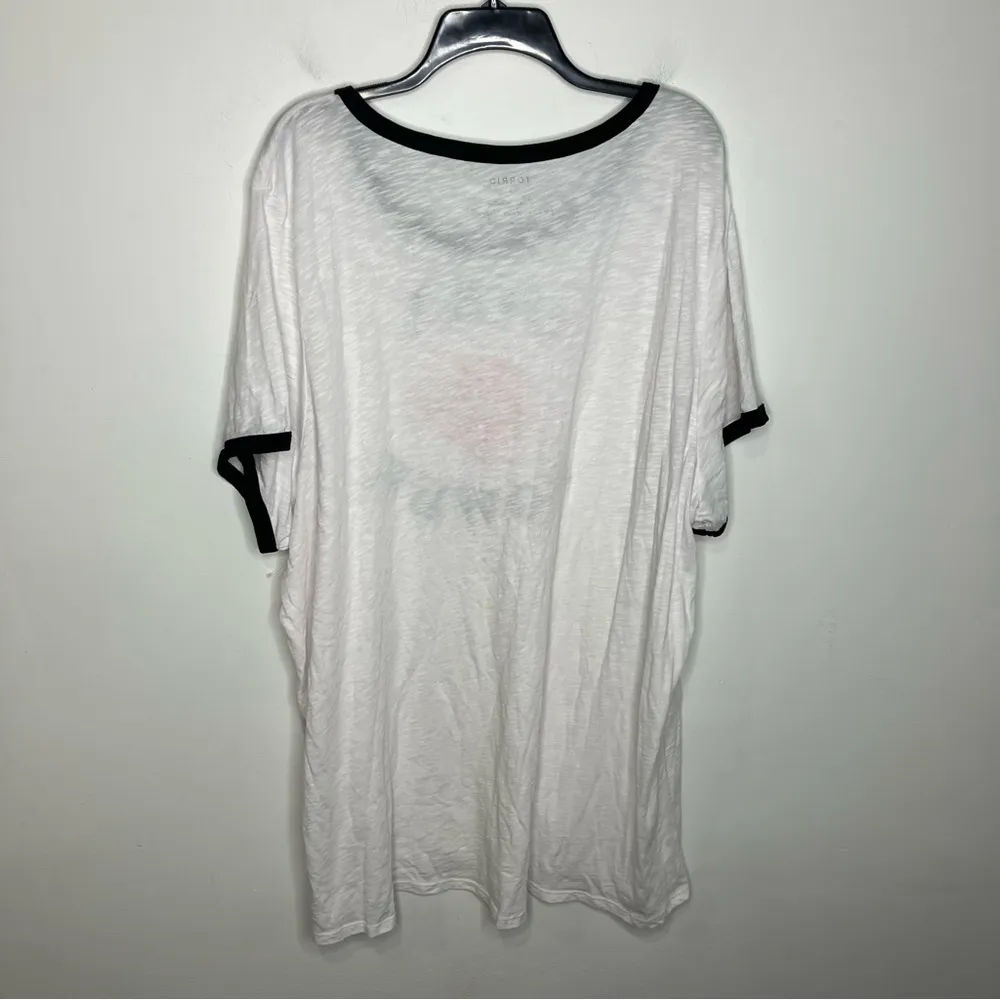 Torrid Girl Power ringer tee graphic t-shirt‎ women’s size 5X new without tags - Image 7
