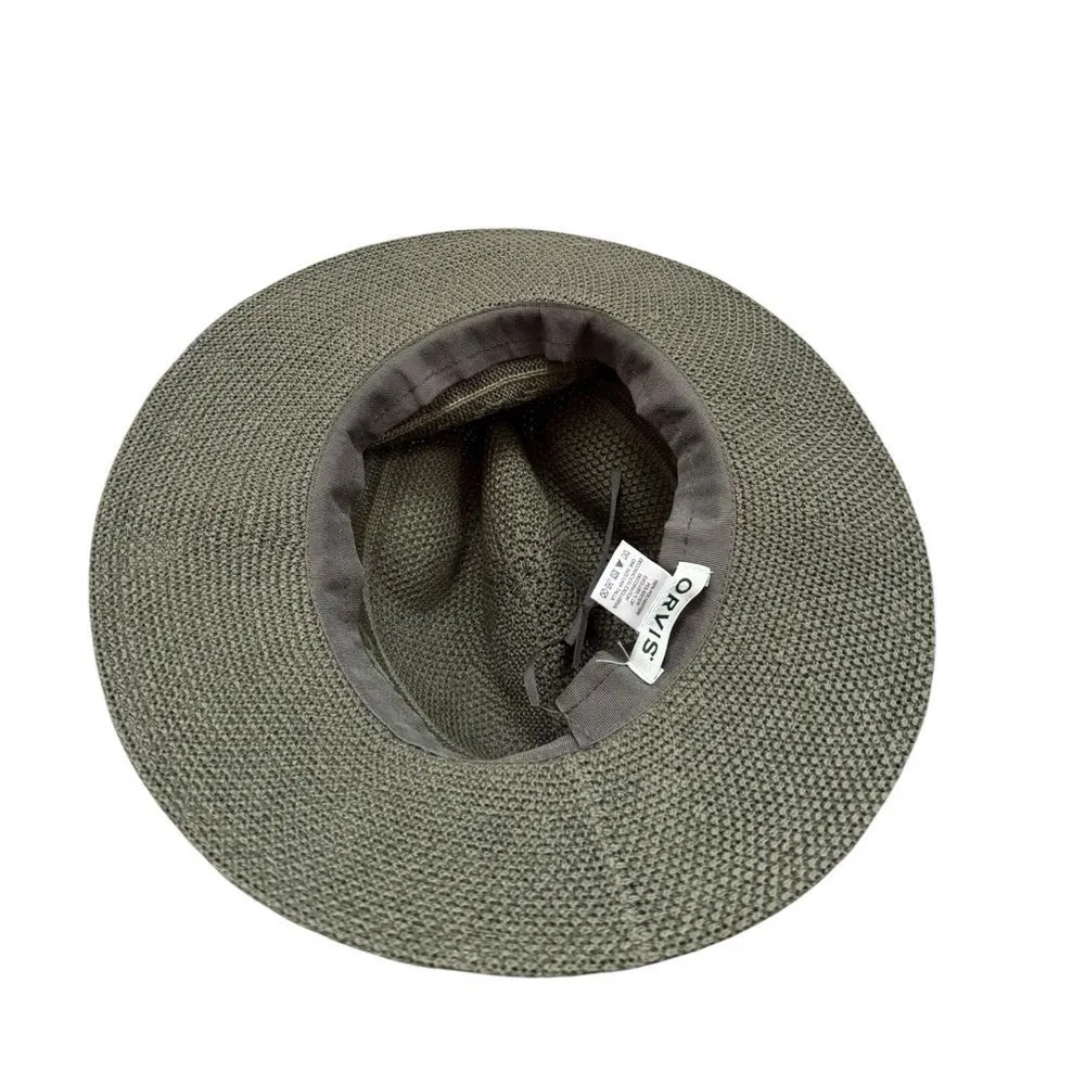 Orvis Women's Packable Knit Fedora Hat Safari Green - Image 3
