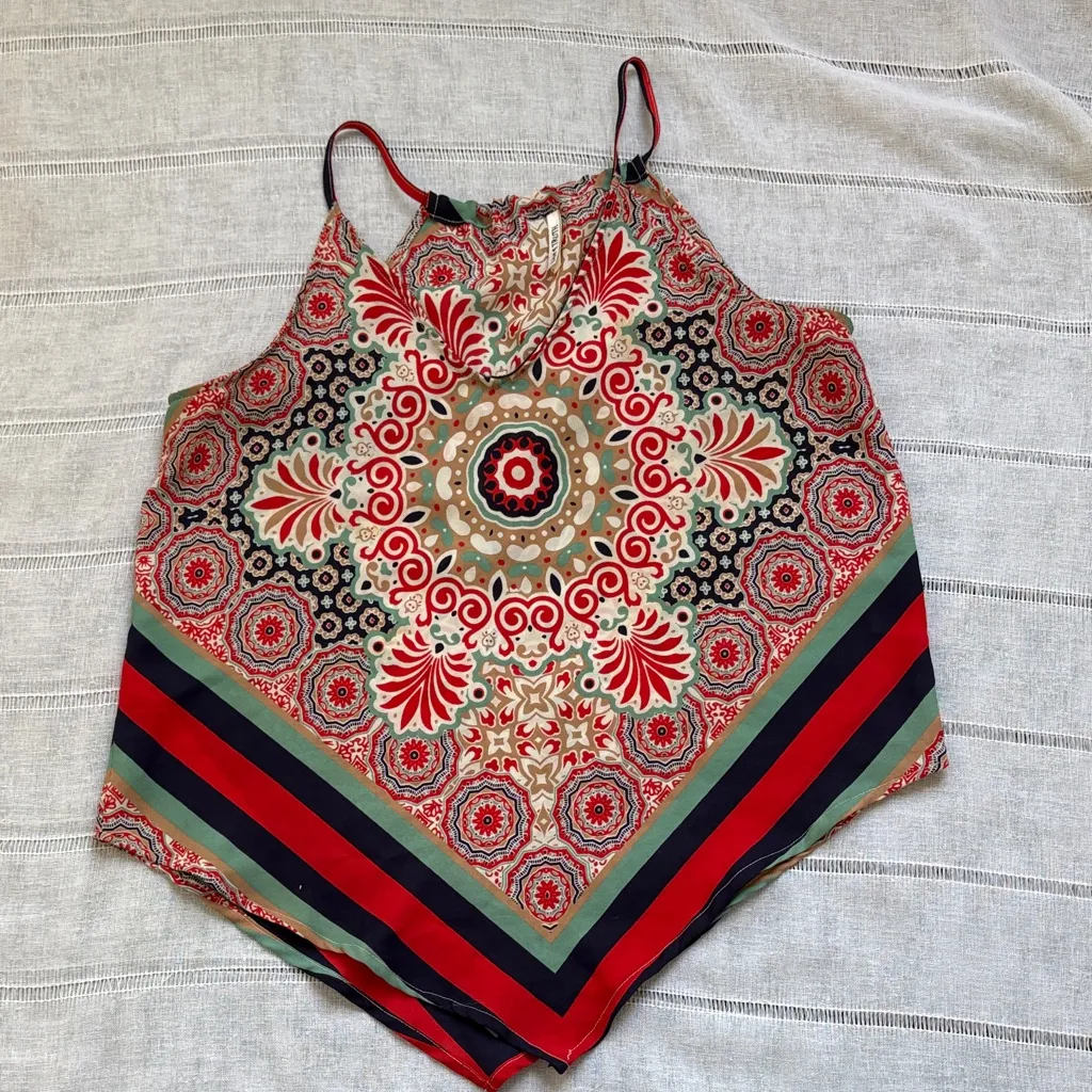 Live 4 Truth Multicolor Mandala Handkerchief Tank Top - Image 12