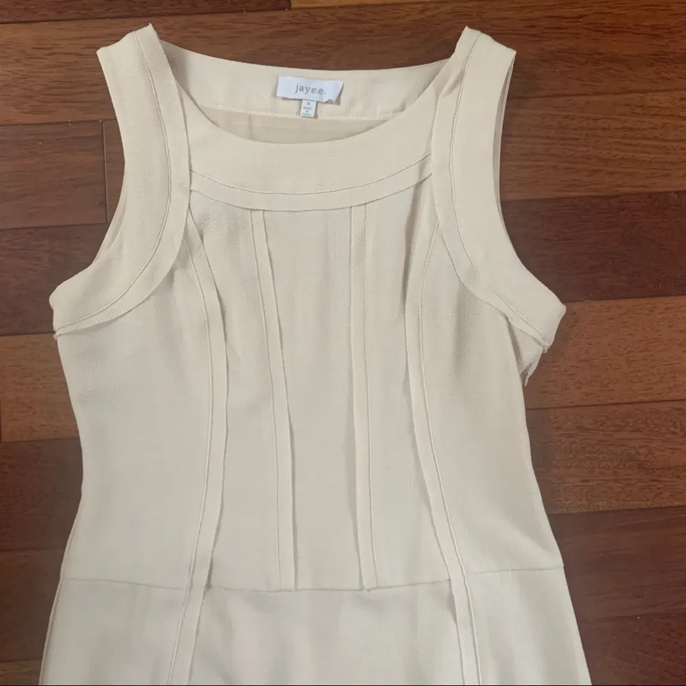 🆕 Jaye.e | Ivory White Beautiful Dress Small - Image 2