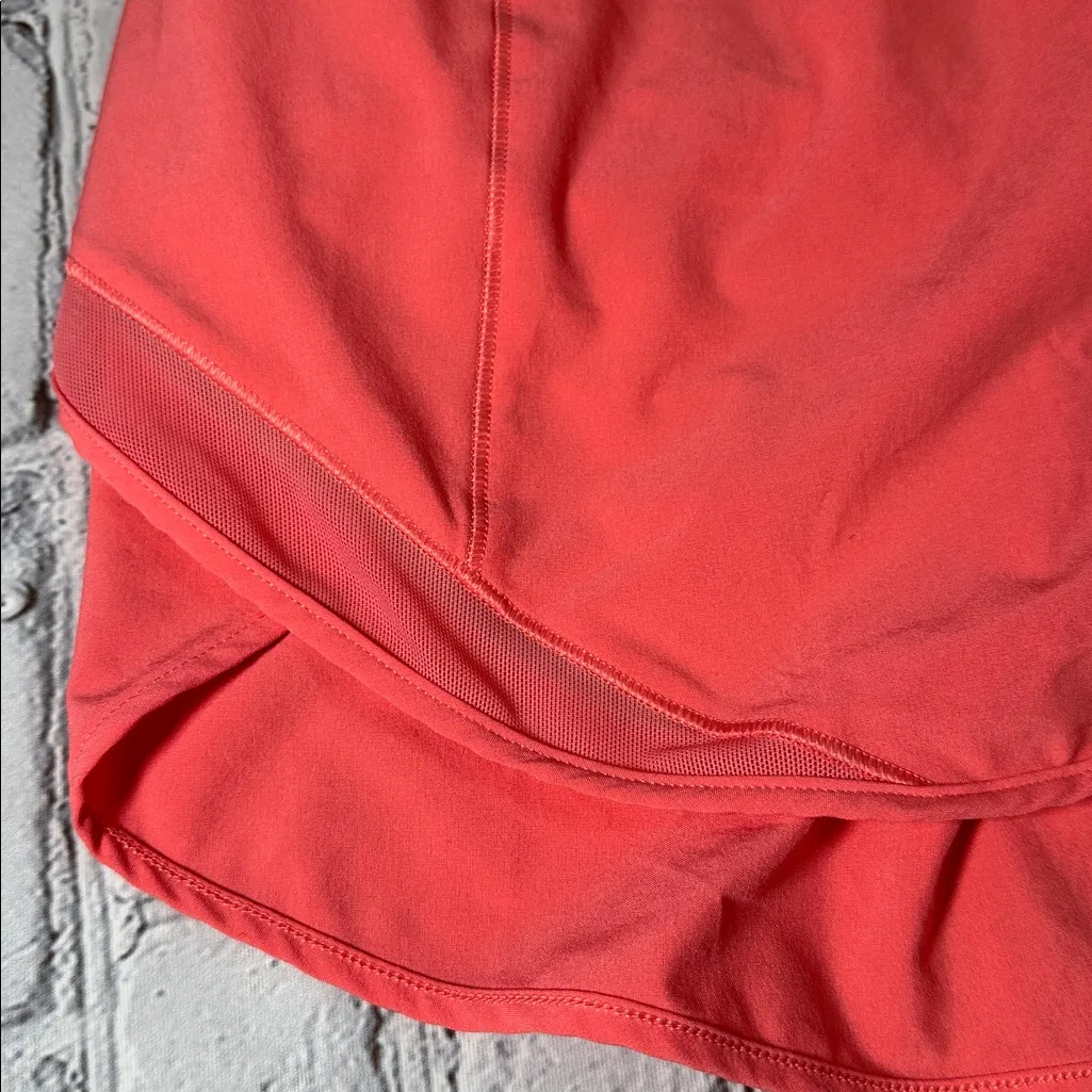 Lululemon Hotty Hot High Rise Skirt Skort Lined Coral women’s size 4 - Image 7