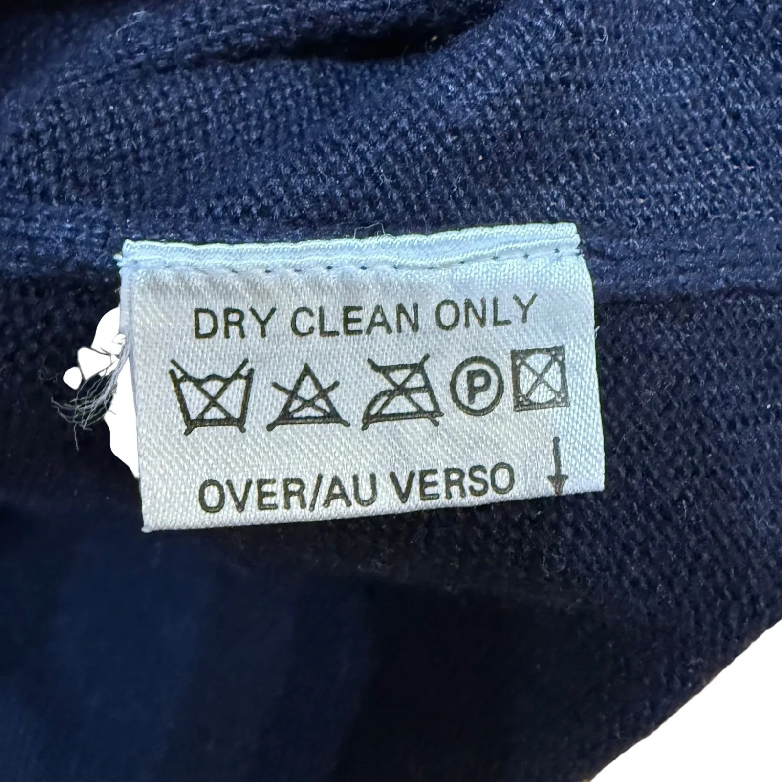 Liz Claiborne Petite Blue Silk Cashmere Blend Mock‎ Neck Sweater Womens Medium - Image 10