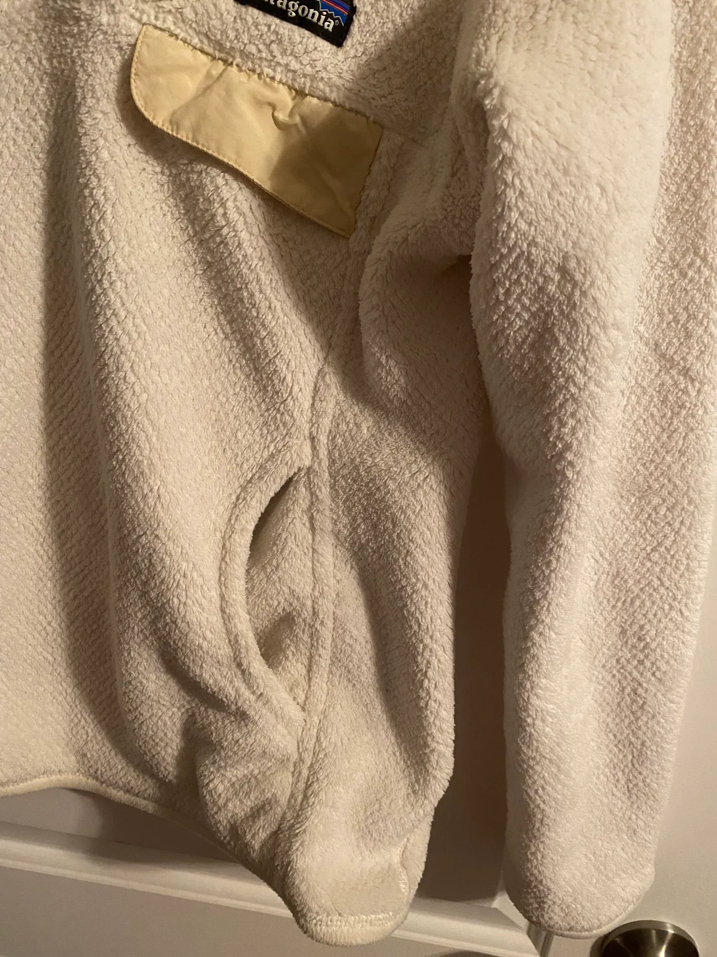 Patagonia White Pullover Jacket XS - Image 3