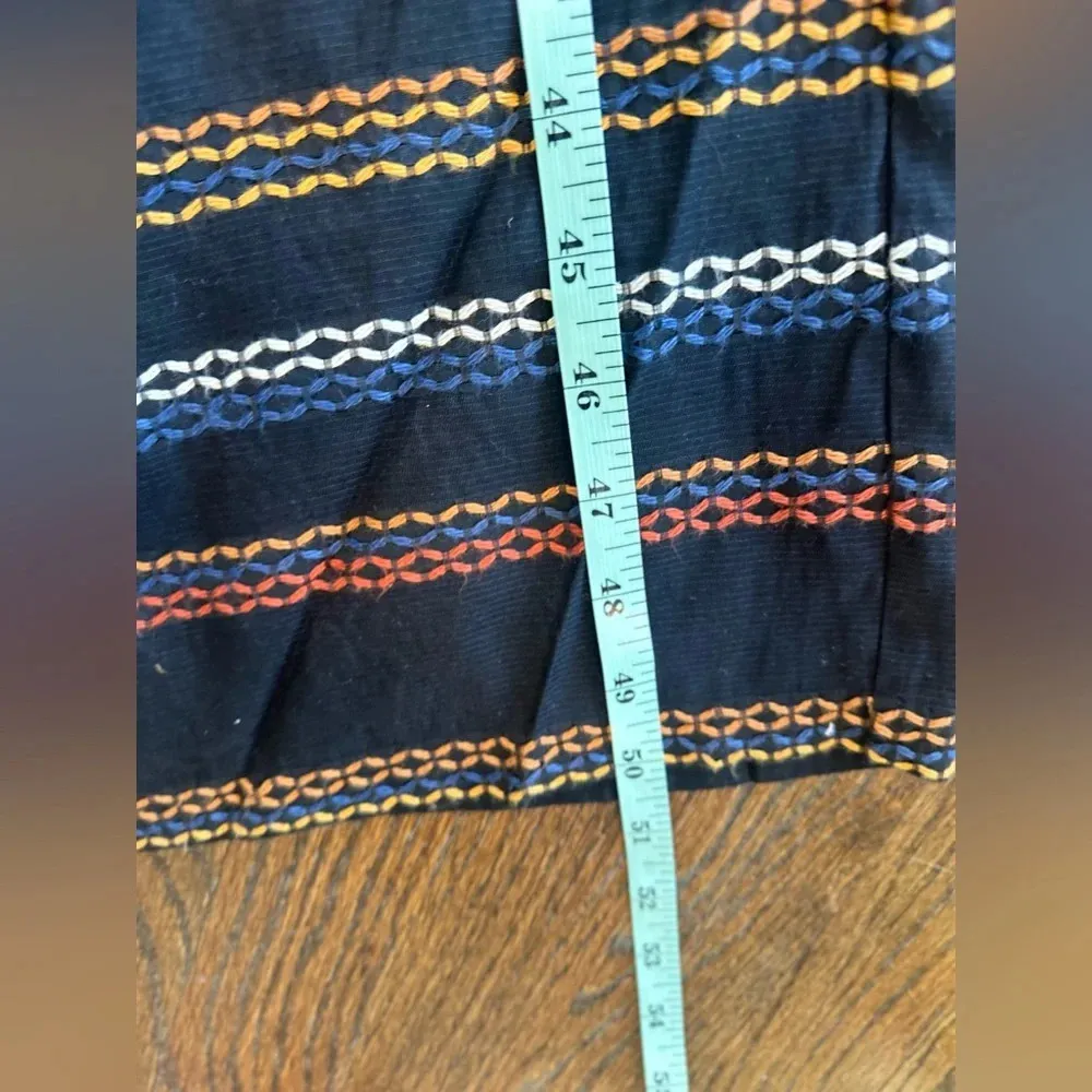 Anthropologie Hutch Uli Contrast-Stitch Jumpsuit Size XS Fall Colors 1531 - Image 12