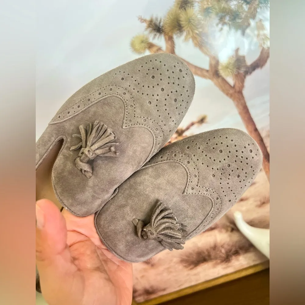 J.Crew loafer suede flats women’s 6 light use - Image 2