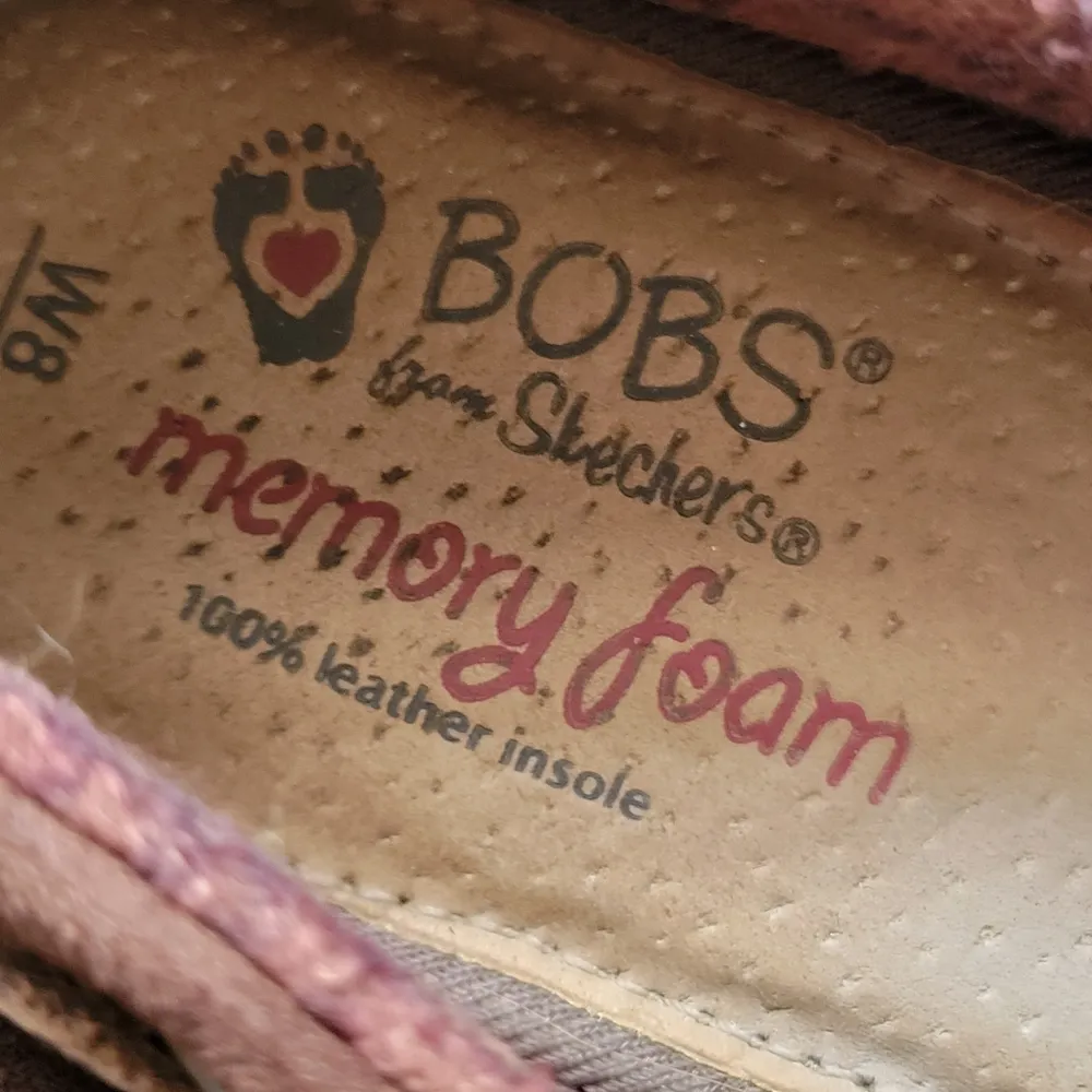 BOBS Chill Luxe Buttoned Up Brown slip on shoes size 8 - Image 5