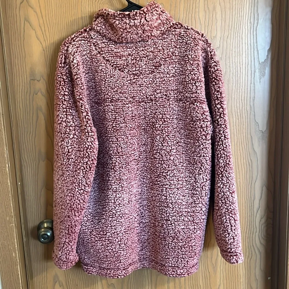 Boxercraft Pink Sherpa Women’s Fleece 1/4 Zip Jacket‎ Medium - Image 8