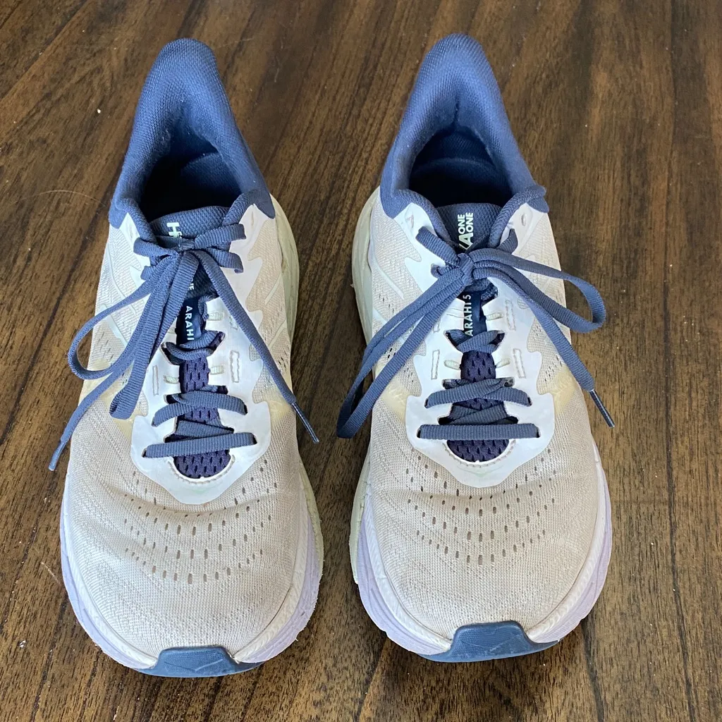 HOKA ONE ONE Arahi 5 Women’s Running Shoes Blue Size 10B - Image 2