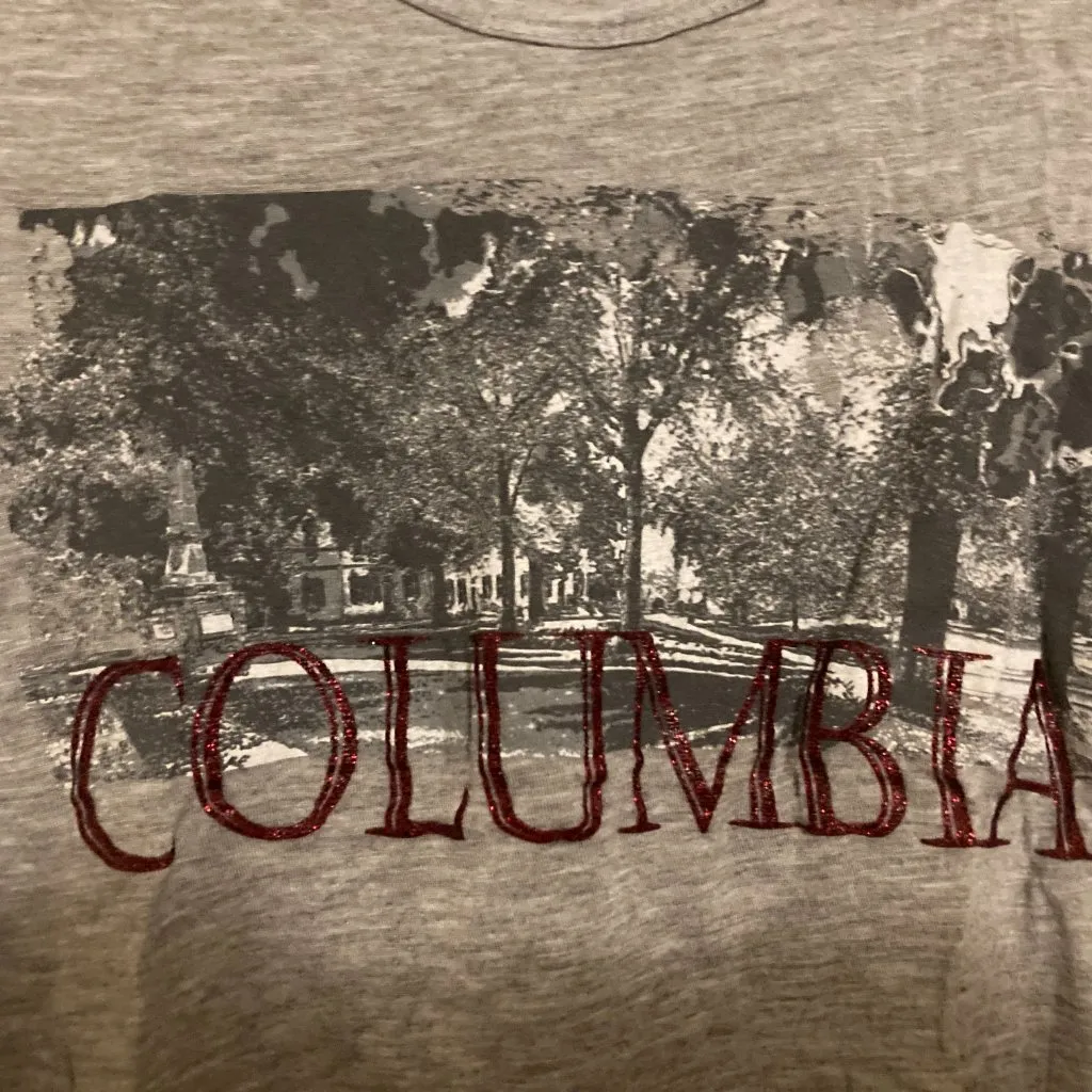 University of South Carolina Columbia T Shirt Gameday Couture Gray Medium - Image 2