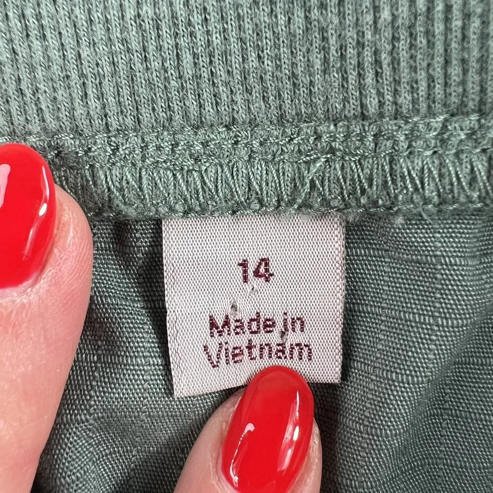 Carhartt Women's 14 Shorts 104213 MKG Musk Green 9" Ripstop Rugged Flex 5 Pocket - Image 8