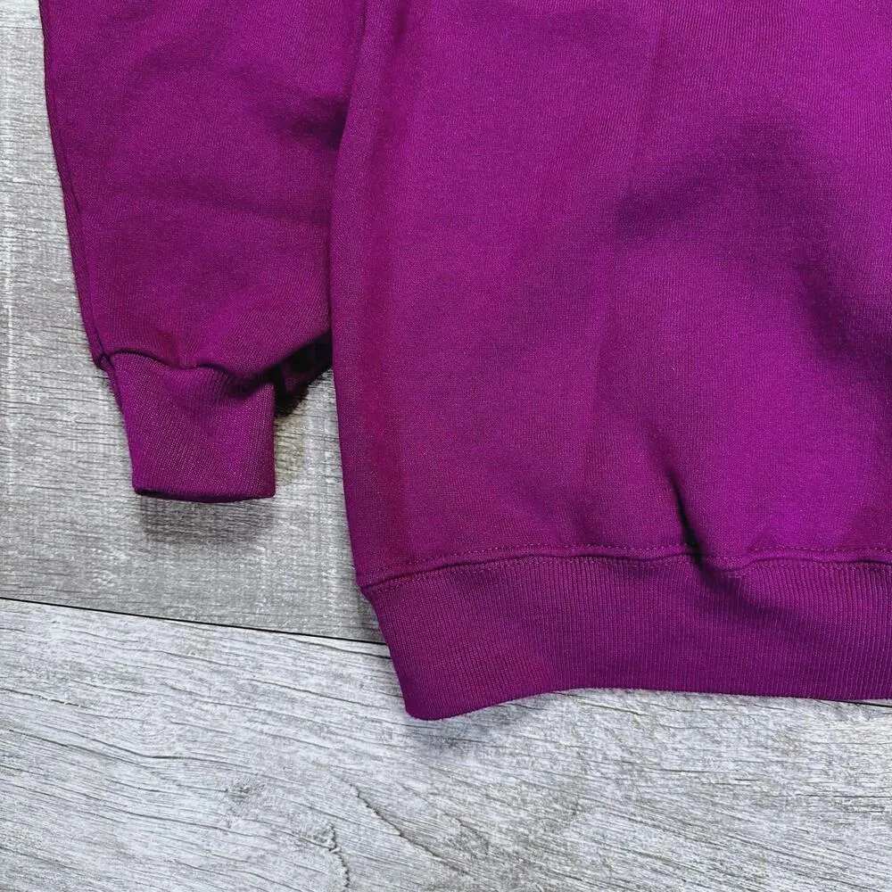 Vintage USA Olympics 90s Crewneck Sweatshirt Womens M Berry Embroidered Logo Pink Size M - Image 3