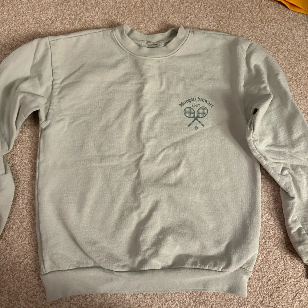 Revolve Morgan Stewart Sport Sweatshirt in Peppermint - Image 2