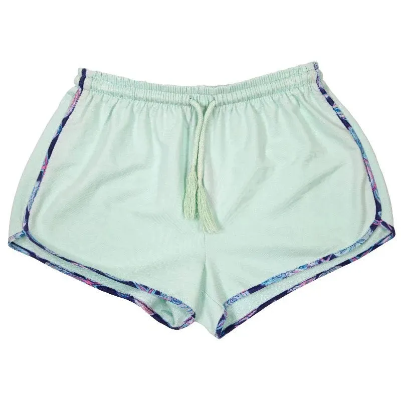Simply Southern Mint Green Ice Contrast Lounge Cotton Shorts - size XXL - Image 12