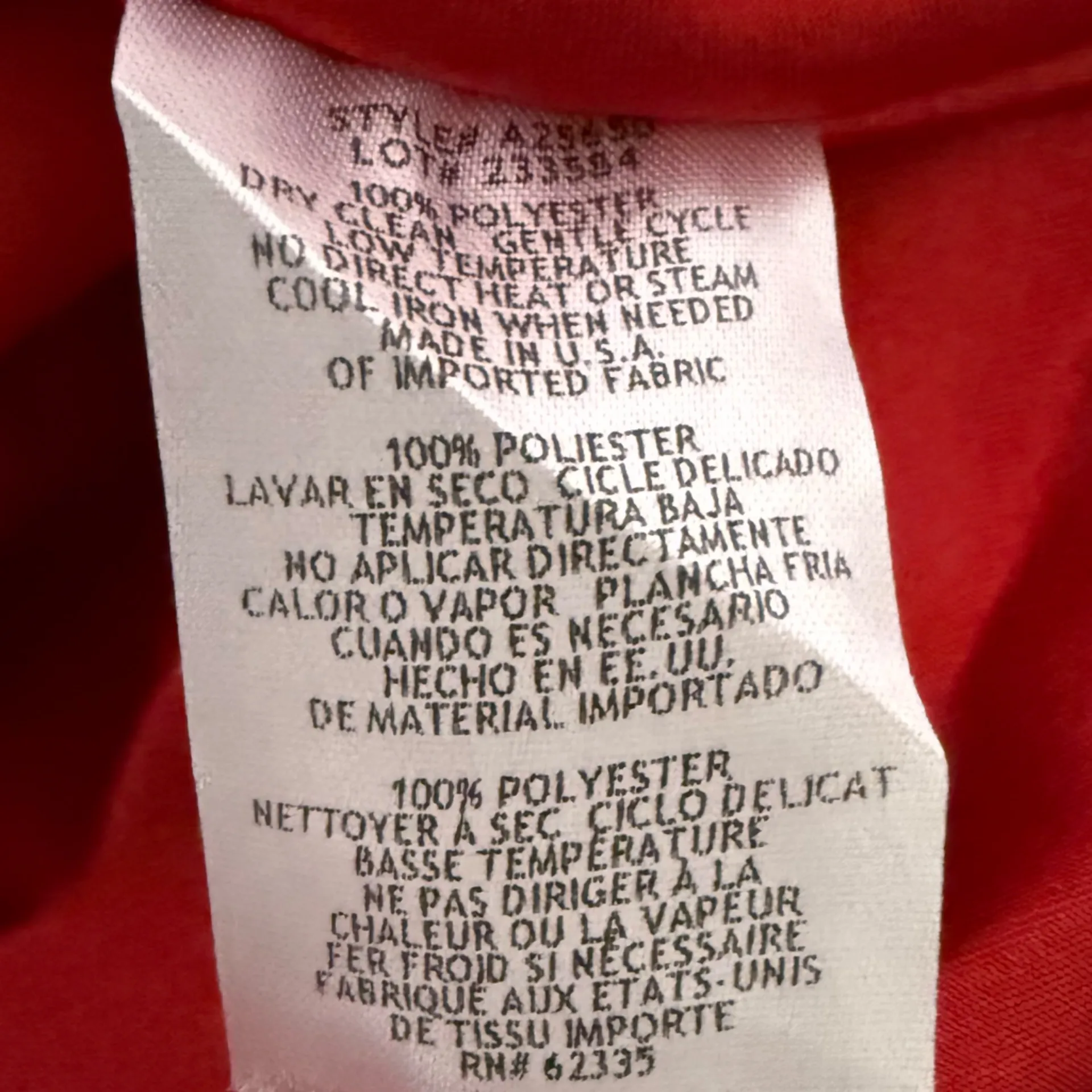 AQUA Formal Women’s Satin Open Back Gown A25650 Red Sz 8 - Image 9