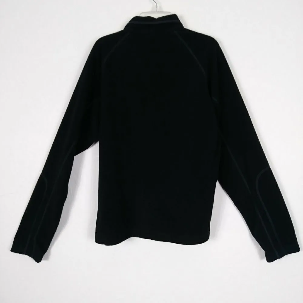 Columbia Black Fleece Half Zip Pullover Jacket - Image 3