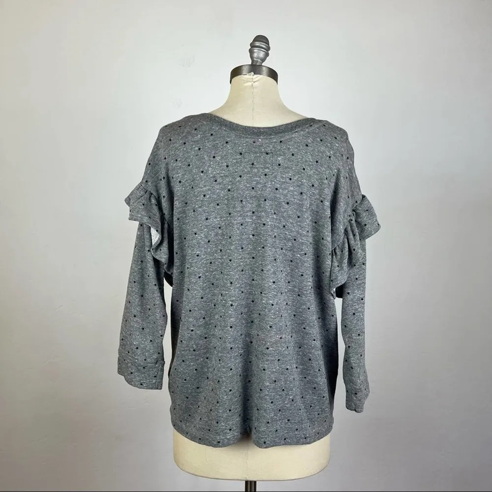 Current/Elliott Ruffle Polka Dot Sweater - Image 5