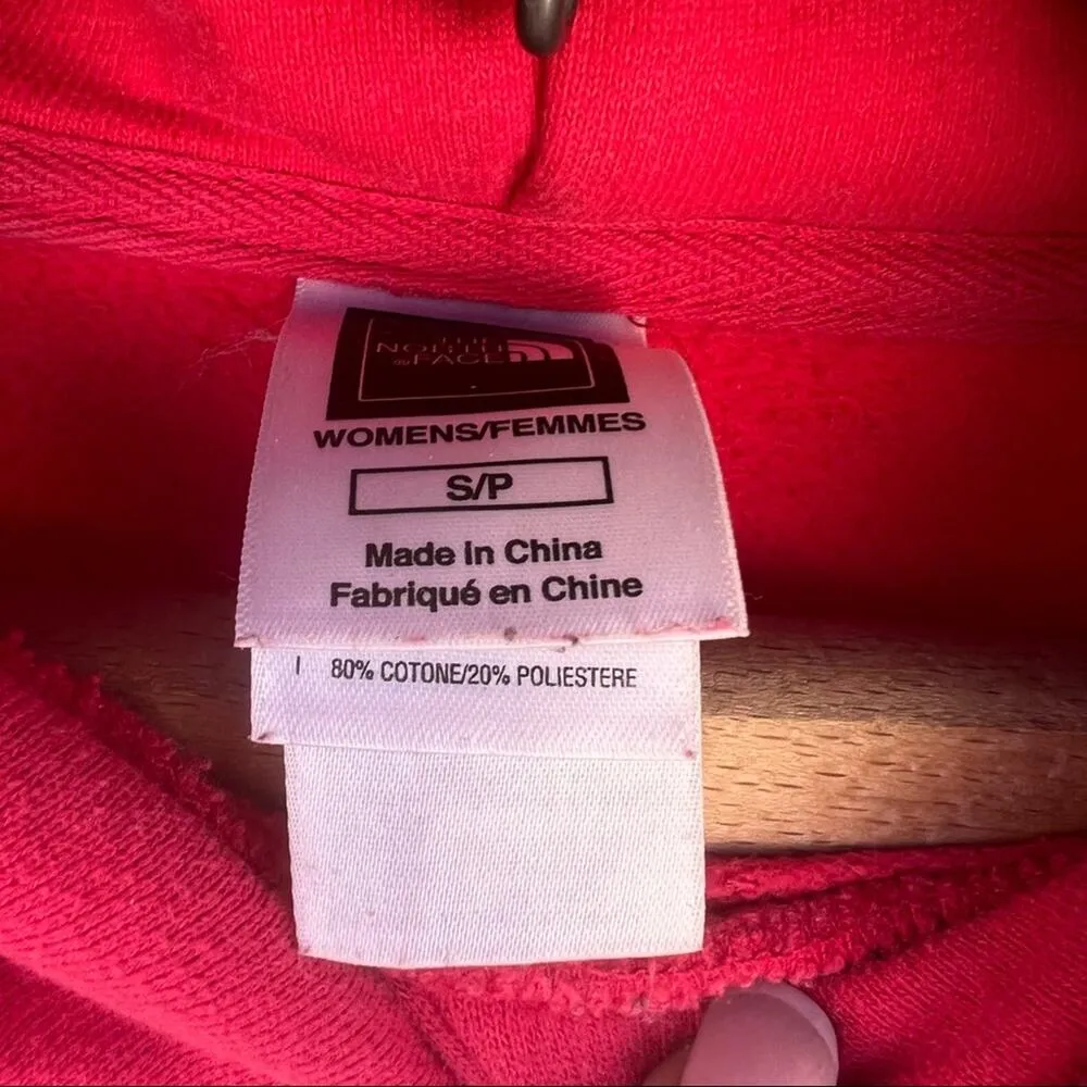 The North Face pink with purple half dome Logo sweatshirt hoodie - Image 4