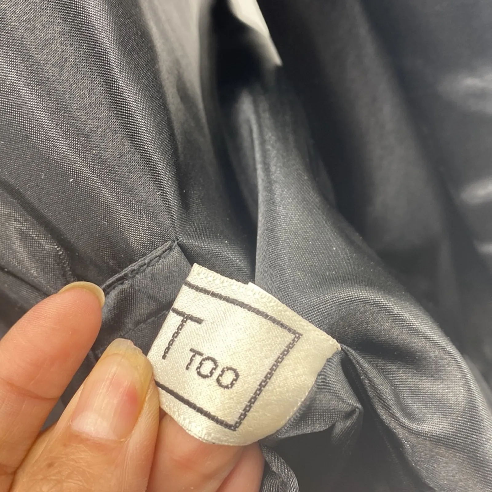 Vintage 80s 90s Floral Silver metallic sheen Reversible Windbreaker size L Black Size L - Image 16